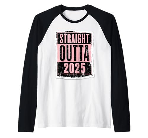 Straight Outta 2025 Geburtstag Damen Mädchen Distressed Funny Raglan Straight Outta 2025 Geburtstag Damen Mädchen Distressed Funny Raglan von Straight Outta 2025 Birthday Womens Girls Products