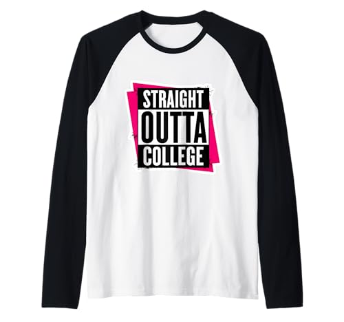 Straight Outta College Graduate Graduation Mädchen Damen Uni Raglan Straight Outta College Graduate Graduation Mädchen Damen Uni Raglan von Straight Outta College Graduation Girls Products