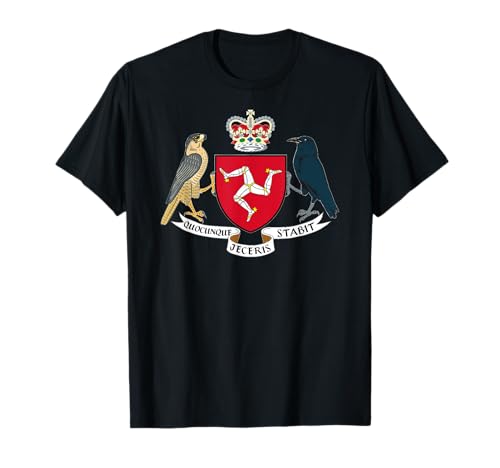Isle Of Man Manx Flagge 3 Legs Of Man Wappen T-Shirt von Straight Outta Isle Of Man T-Shirts