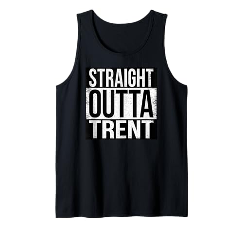 Gerader Outta-Trend Tank Top von Straight Outta Words