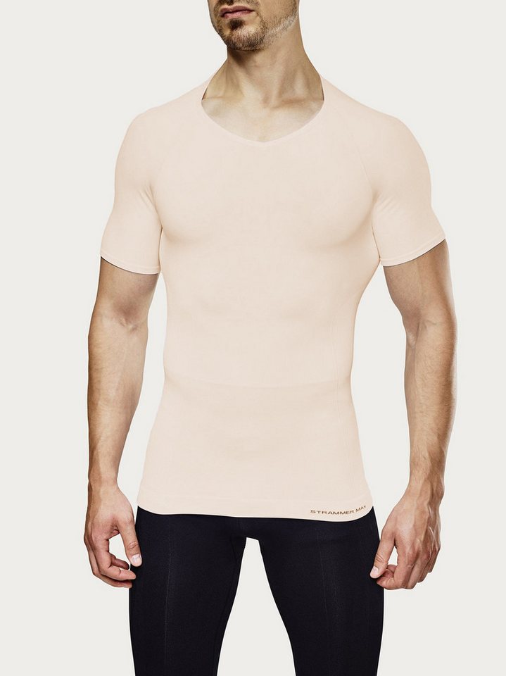 Strammer Max Performance® Kompressionsshirt Premium Deep V-Neck Shirt Breeze mit Kompression Shapewear, kühlendes High Tech Gewebe von Strammer Max Performance®