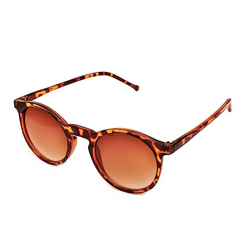 Sonnenbrille in Tort - Full Frames Classic Oxford Style Form - Schildpatt Leopard Tiger Animal Print Retro Eyewear Herren Damen Vollrahmen, multi, Einheitsgröße von Strand Clothing