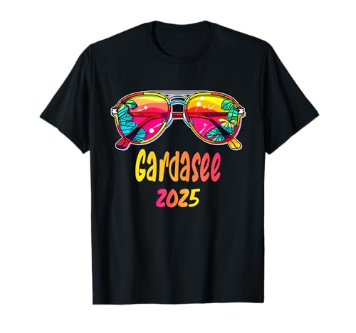 Gardasee 2025 Sonnenbrillen Outfit Gardasee 2025 T-Shirt Gardasee 2025 Sonnenbrillen Outfit Gardasee 2025 T-Shirt von Strand Sommerparty -Designs