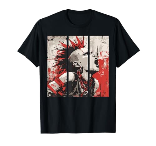 Punkrock Mädchen T-Shirt Punkrock Mädchen T-Shirt von Strange Punkrock love