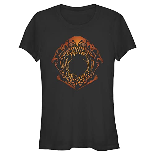 Stranger Things Damen Mind Flayer Pumpkin Face Short Sleeve T-shirt, Schwarz, S von Stranger Things