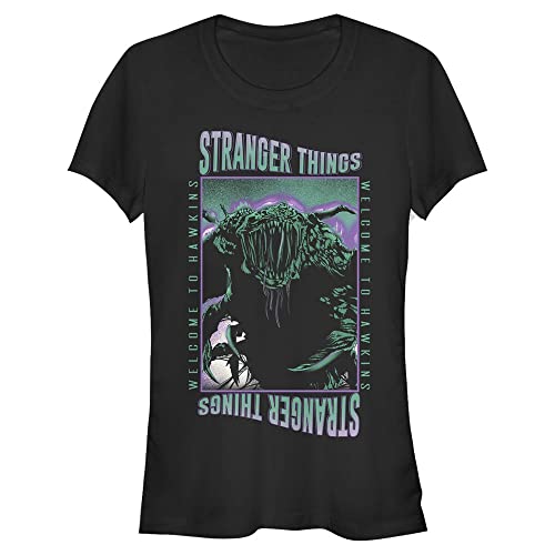 Stranger Things Damen Monster Thing Short Sleeve T-shirt, Schwarz, XXL von Stranger Things