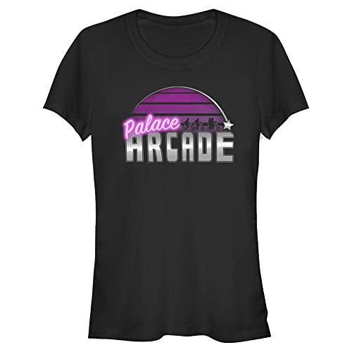 Stranger Things Damen Retro Arcade Short Sleeve T-shirt, Schwarz, XL von Stranger Things