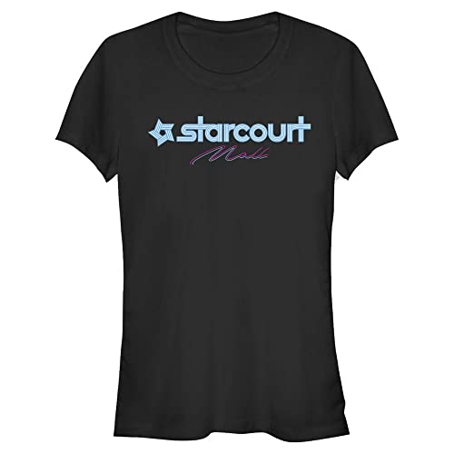Stranger Things Damen Starcourt Logo Short Sleeve T-shirt, Schwarz, XXL von Stranger Things