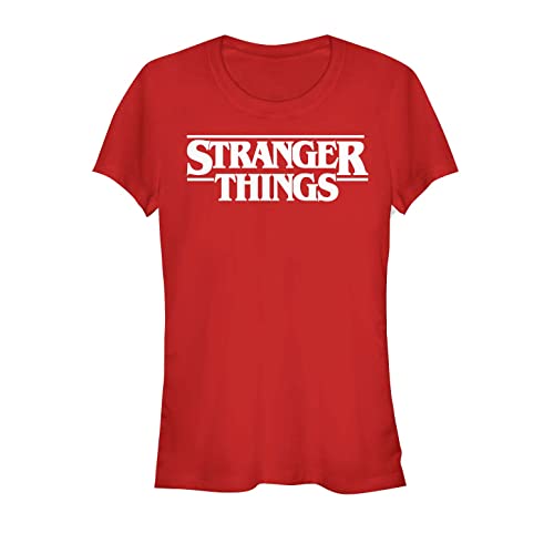 Stranger Things Damen Stranger Things Short Sleeve T-shirt, Rot, XXL von Stranger Things