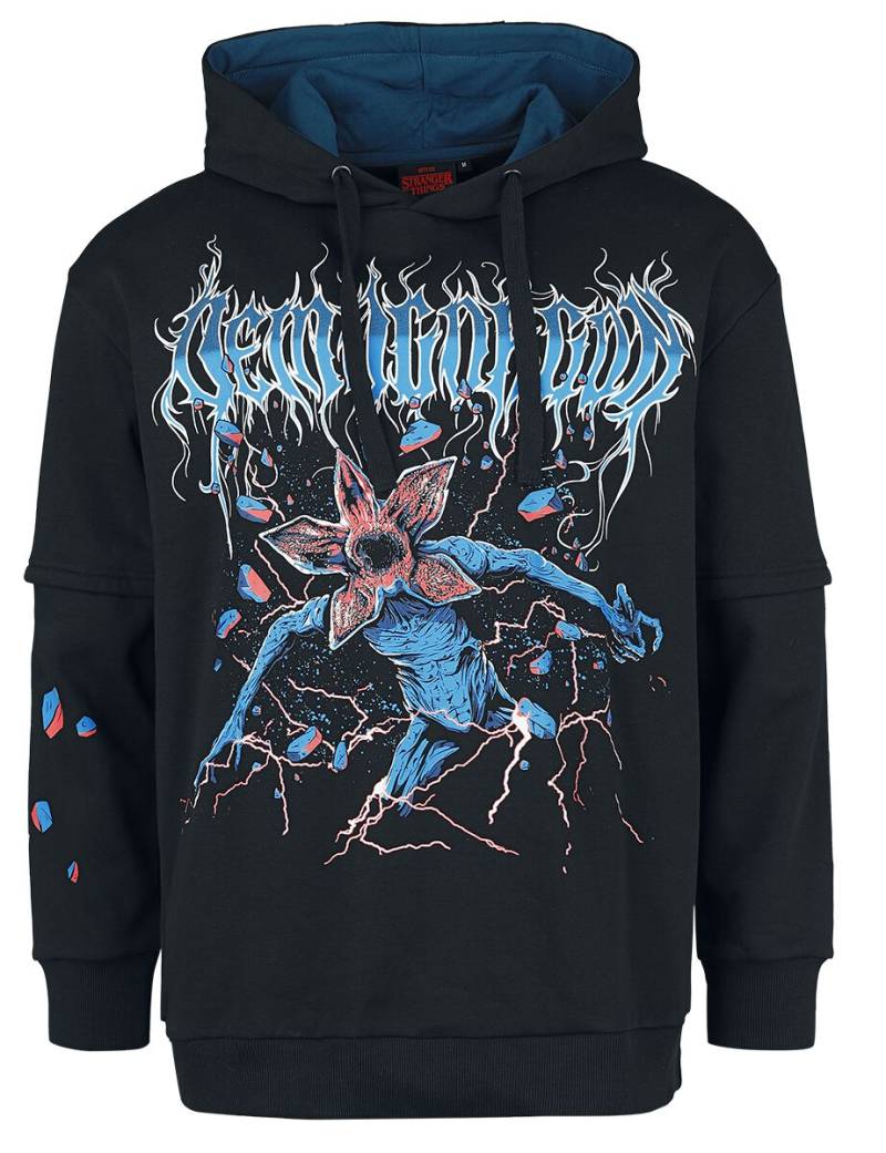 Stranger Things Demogorgon Kapuzenpullover schwarz in L von Stranger Things