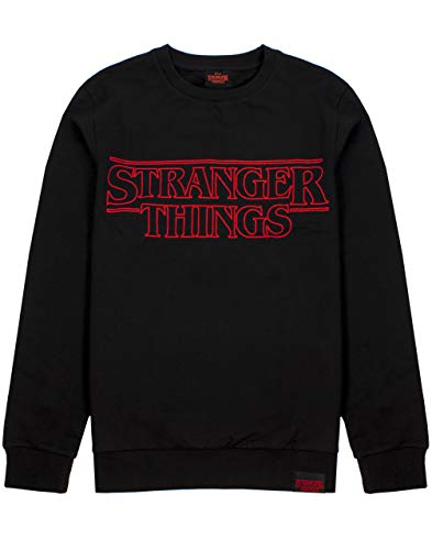 Stranger Things Fremder Sachen Jumper Frauen Damen Logo Hoodie Pullover Merchandise XXL von Stranger Things