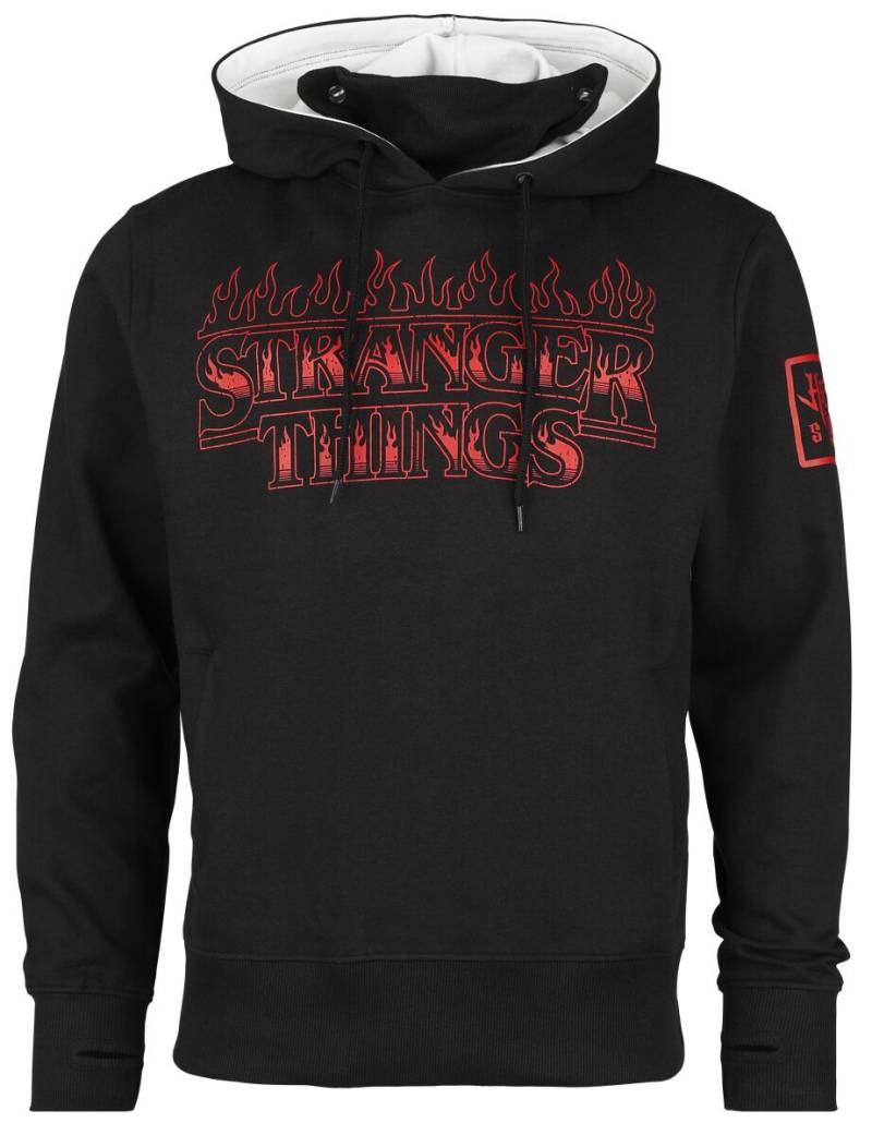 Stranger Things Hellfire Club Kapuzenpullover schwarz in M von Stranger Things