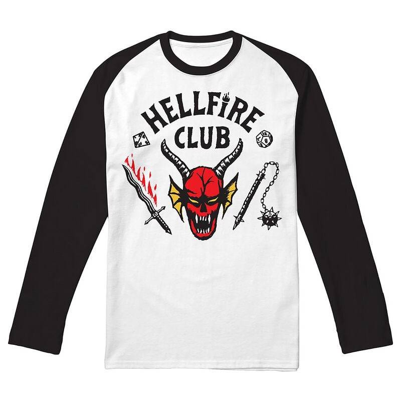 Stranger Things Hellfire Club Langarmshirt multicolor in XL von Stranger Things