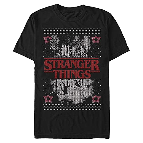 Stranger Things - UpsideDown Ugly Sweater Men's Crew neck Black 3XL von Stranger Things