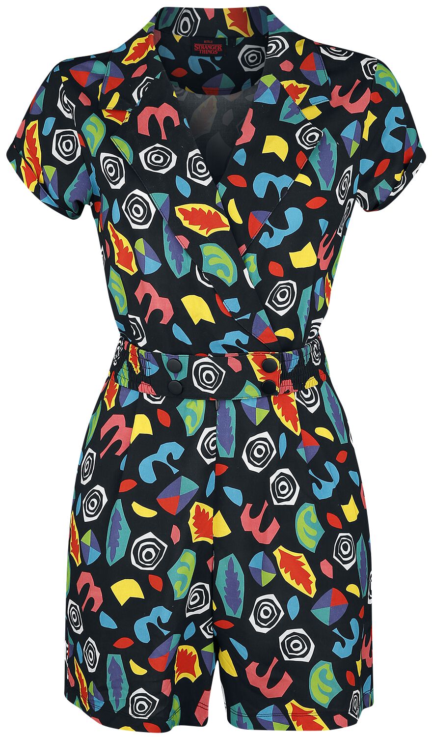 Stranger Things Jumpsuit - Cosplay Eleven - S bis XXL - für Damen - Größe XXL - schwarz  - EMP exklusives Merchandise! von Stranger Things