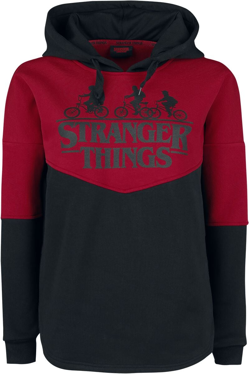 Stranger Things Kapuzenpullover - Upside Down - S bis XXL - für Damen - Größe XXL - rot/schwarz  - EMP exklusives Merchandise! von Stranger Things