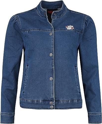 Stranger Things Nancy Wheeler Frauen Jeansjacke denim/blau L von Stranger Things