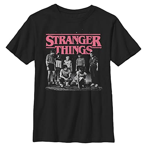 Stranger Things - Stranger Fade YTH Crew neck Black 104 von Stranger Things