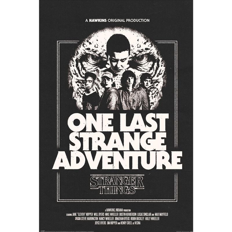 Stranger Things One Last Adventure Poster multicolor von Stranger Things