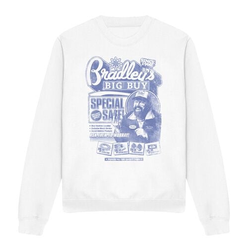 Stranger Things Season 5 - Bradleys Big Buy Advert Sweatshirt weiß in XXL Stranger Things Season 5 - Bradleys Big Buy Advert Sweatshirt weiß in XXL von Stranger Things