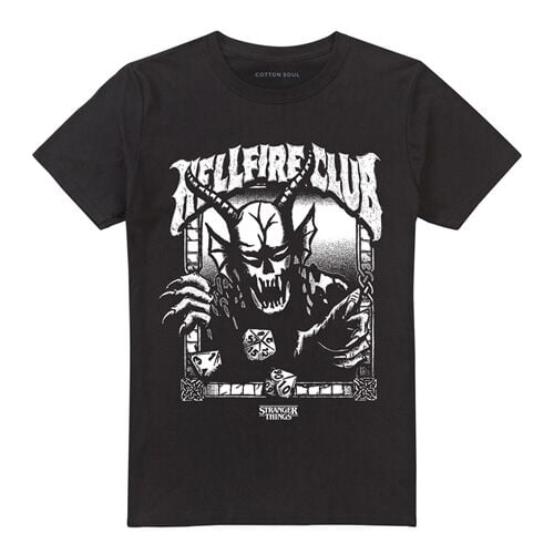 Stranger Things Season 5 - Hellfire Club Mono T-Shirt schwarz in XL von Stranger Things