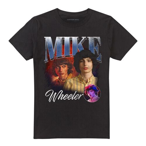 Stranger Things Season 5 - Mike Homage T-Shirt schwarz in M von Stranger Things