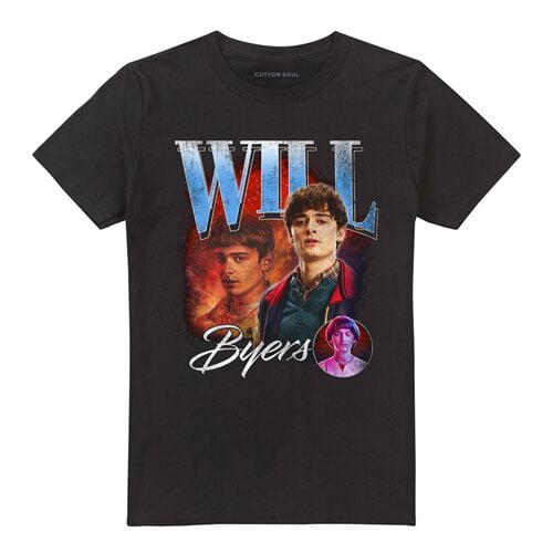 Stranger Things Season 5 - Will Homage T-Shirt schwarz in M von Stranger Things