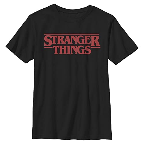 Stranger Things - Stranger Things YTH Crew neck Black 116 von Stranger Things