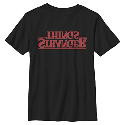 Stranger Things - Stranger Upside Down Logo YTH Crew neck Black 152 von Stranger Things