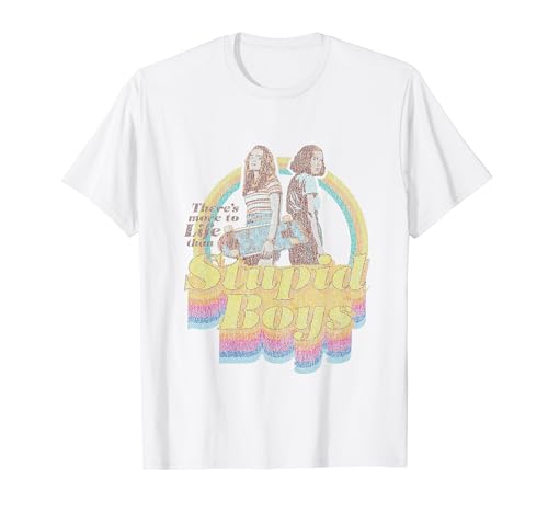 Stranger Things Vintage Eleven Max Pose Besties Stupid Boys T-Shirt von Stranger Things