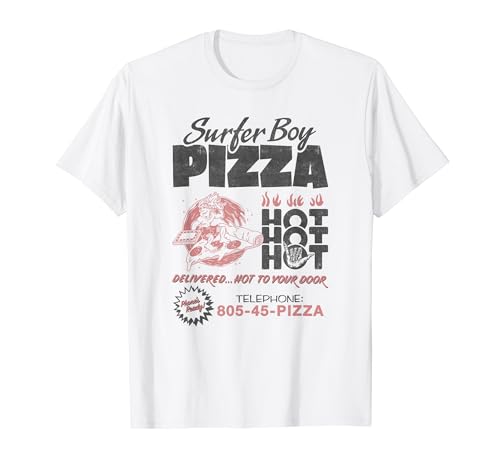 Stranger Things Surfer Boy Pizza Flyer T-Shirt von Stranger Things