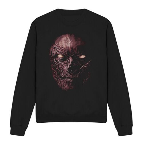 Stranger Things Sweatshirt - Season 5 - Vecna Oversized Face - S bis XXL - für Männer - Größe L - schwarz  - Lizenzierter Fanartikel von Stranger Things