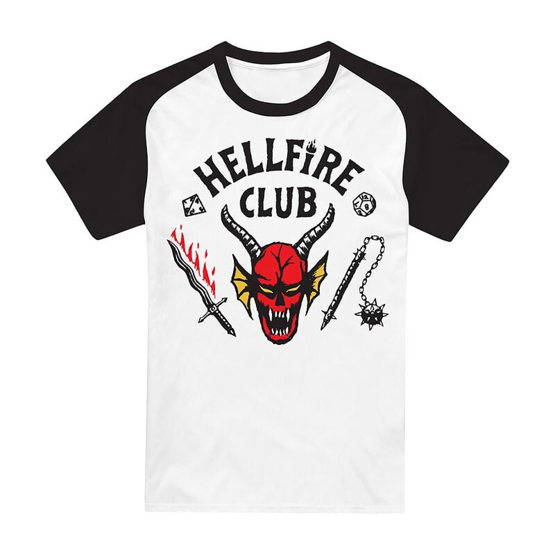 Stranger Things T-Shirt - Hellfire Club - S bis XXL - für Männer - Größe M - multicolor  - Lizenzierter Fanartikel von Stranger Things