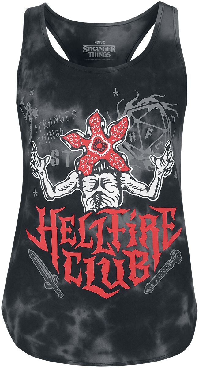 Stranger Things Tank-Top - Hellfire Club - S bis M - für Damen - Größe S - multicolor  - EMP exklusives Merchandise! von Stranger Things