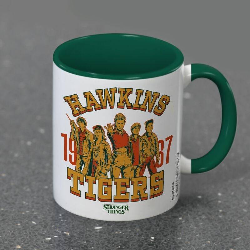 Stranger Things Tasse - Hawkins Tigers - multicolor  - Lizenzierter Fanartikel von Stranger Things
