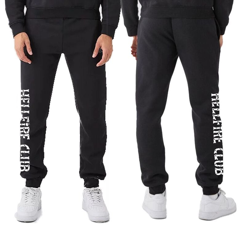 Stranger Things Trainingshose - Club Bones - S bis 3XL - für Männer - Größe S - schwarz  - Lizenzierter Fanartikel von Stranger Things