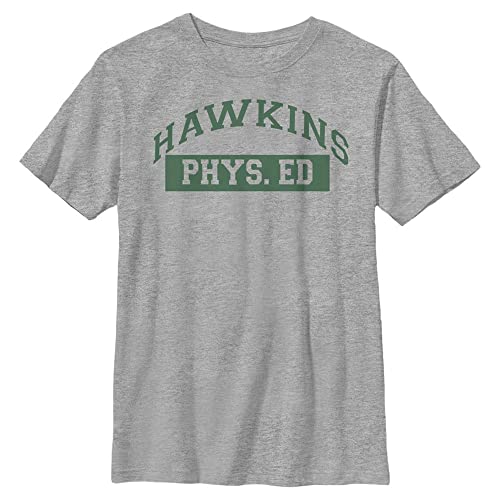 Stranger Things - Hawkins Phys Ed YTH Crew neck Heather grey 140 von Stranger Things