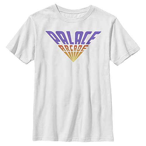 Stranger Things Unisex Kinder Palace Arcade Short Sleeve T-shirt, Weiß, Einheitsgröße Stranger Things Unisex Kinder Palace Arcade Short Sleeve T-shirt, Weiß, Einheitsgröße von Stranger Things