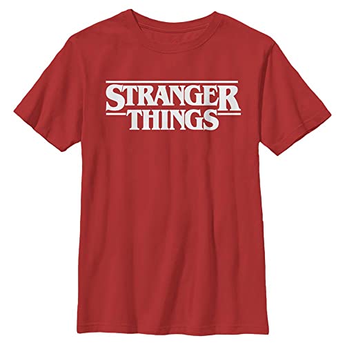 Stranger Things Unisex Kinder Stranger Things Short Sleeve T-shirt, Rot, Einheitsgröße von Stranger Things