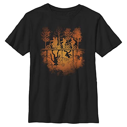 Stranger Things - UPSIDE DOWN PUMPKIN YTH Crew neck Black 128 von Stranger Things