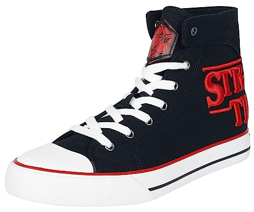 Stranger Things Unisex Sneaker high schwarz/rot EU42 von Stranger Things