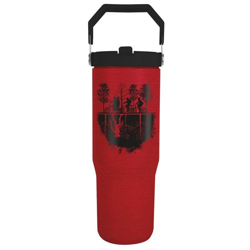 Stranger Things Upside Down Pitcher Trinkflasche rot schwarz von Stranger Things