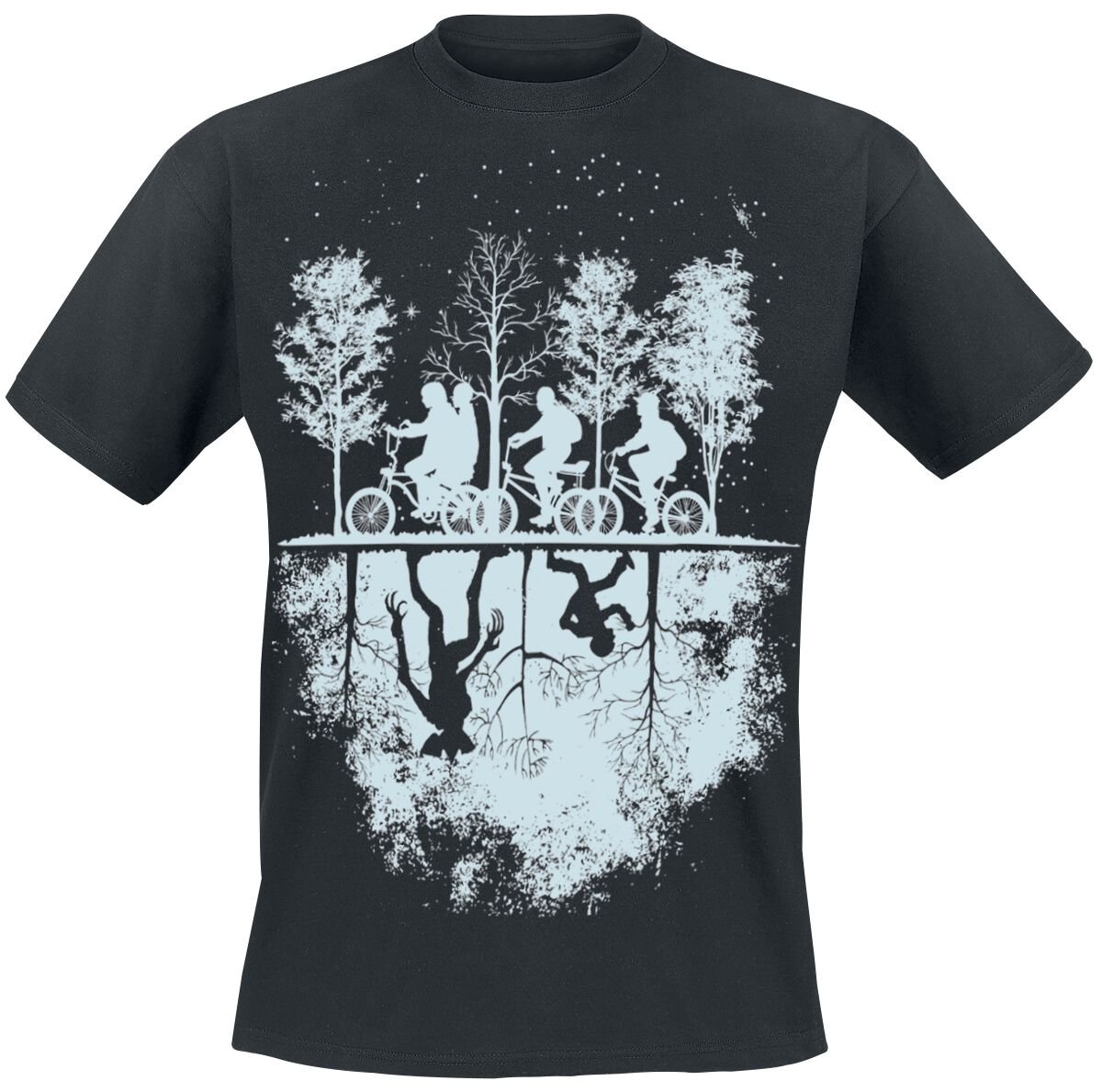 Stranger Things Upside Down T-Shirt schwarz in M von Stranger Things