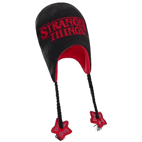 Stranger Things Winter Mütze Mädchen - One Size Beanie-Mütze mit Ohrenklappen für Kinder und Teenager von Stranger Things