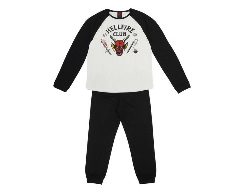 Stranger things Pyjama Herren Damen Langpyjama für Nacht und Freizeit von Stranger things