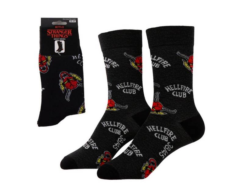 Stranger things Socken Socken Erwachsene Baumwollsocken Komfort (Einheitsgröße) 38-45 von Stranger things