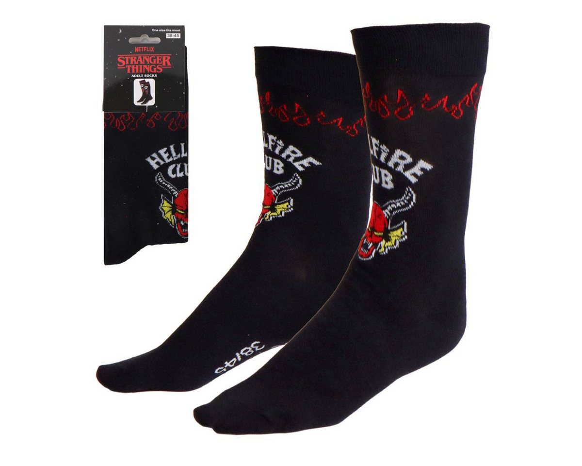 Stranger things Socken Socken Erwachsene Baumwollsocken Komfort (Einheitsgröße) 38-45 von Stranger things