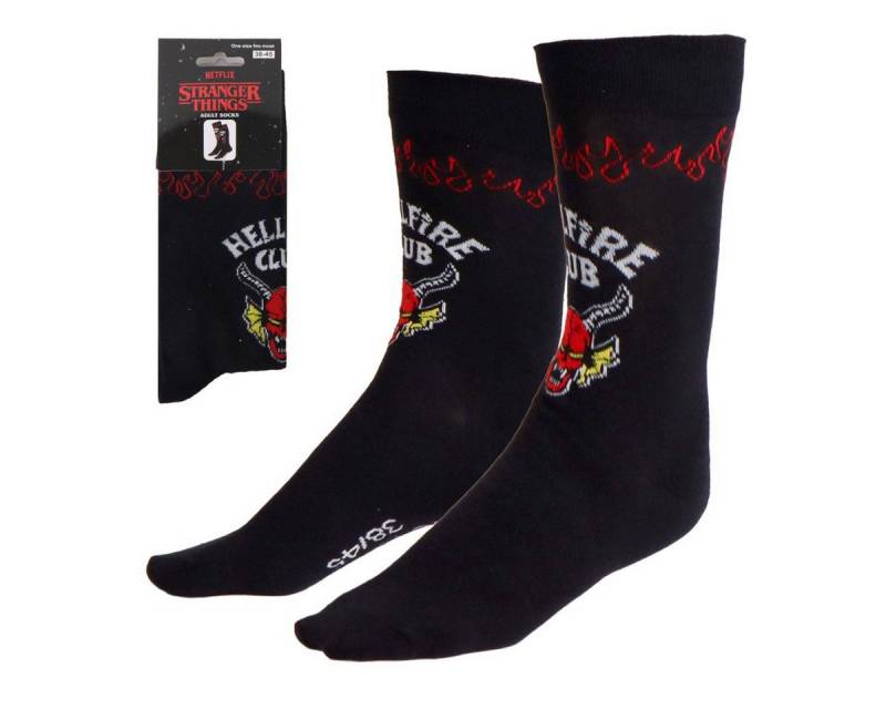 Stranger things Socken Socken Erwachsene Baumwollsocken Komfort (Einheitsgröße) 38-45 von Stranger things