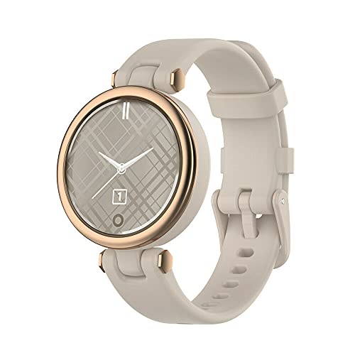 Strap-it silikon Grau - Passend für Garmin Lily - Armband für Smartwatch - Ersatzarmband von Strap-it