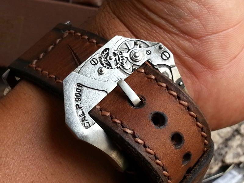 100% Handcraft Uhrwerk Schnalle Für Alle Panerai Uhrenarmbänder 26 Mm | Vintage Alterung von StrapsMonster